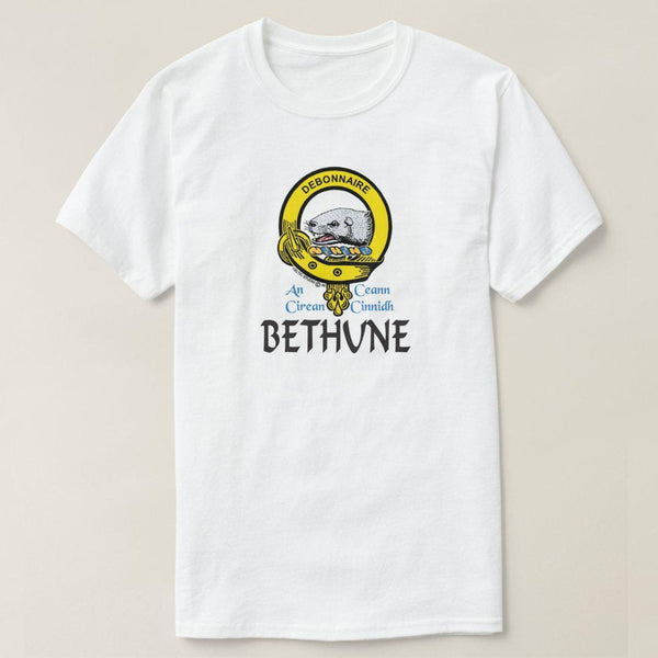 Bethune Scottish Clan Crest Full T-Shirt, Family Crest Shirt
