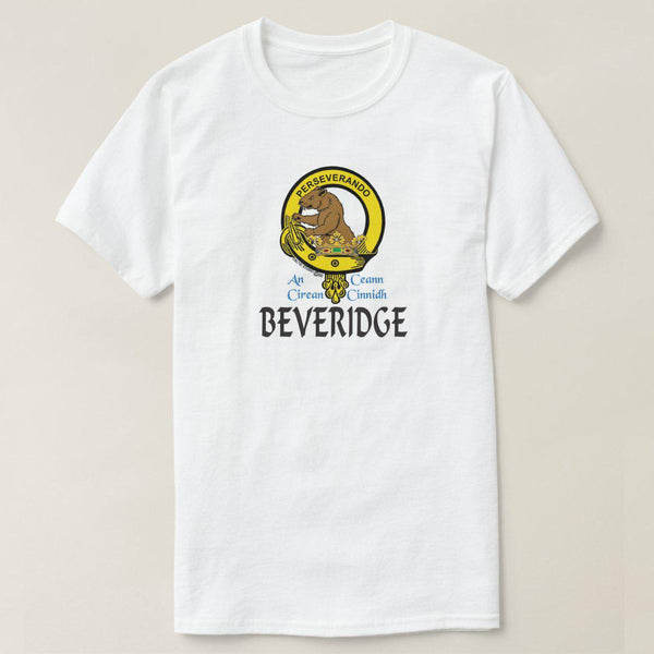 Beveridge Scottish Clan Crest Full T-Shirt, Family Crest Shirt