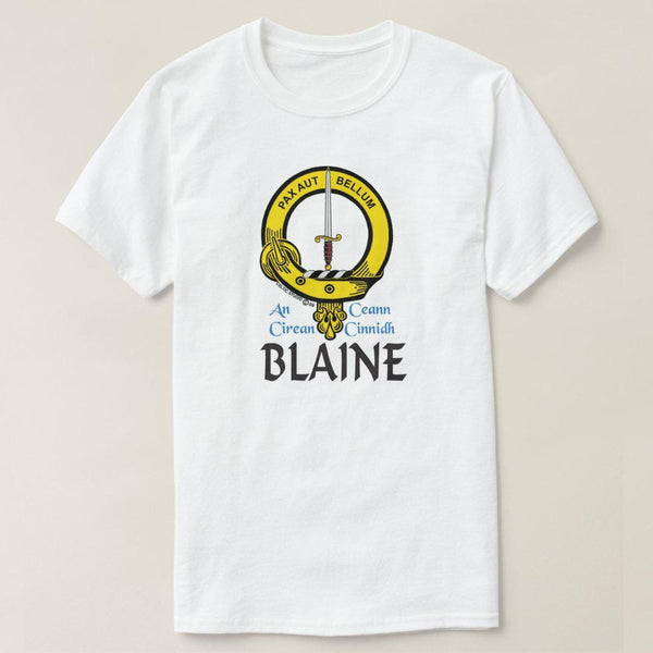 Blaine Scottish Clan Crest Full T-Shirt, Family Crest Shirt