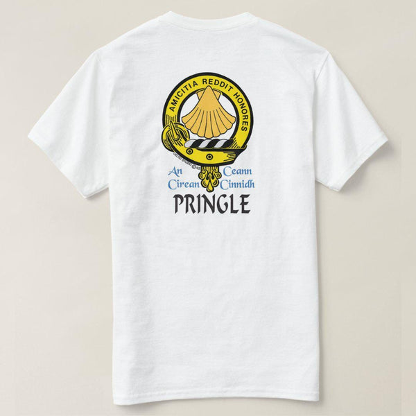 Pringle Scottish Clan Crest Full T-Shirt, Family Crest Shirt