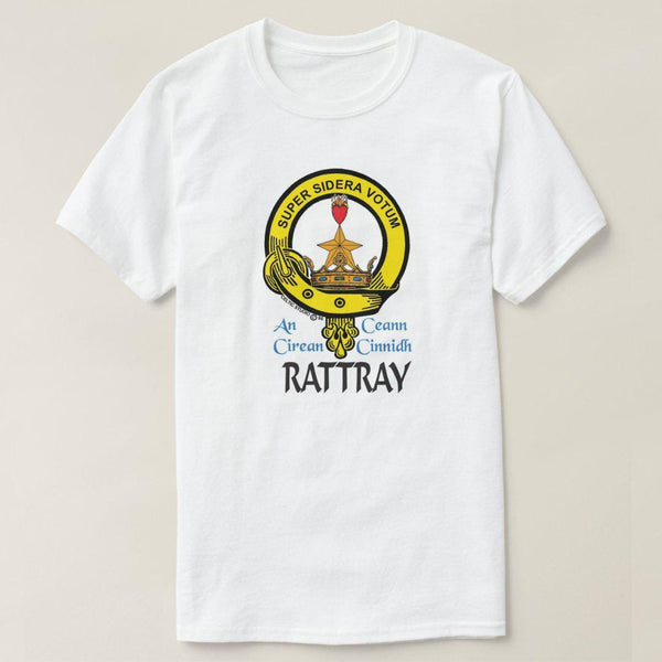 Rattray Scottish Clan Crest Full T-Shirt, Family Crest Shirt