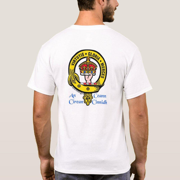 Robertson Scottish Clan Crest Full T-Shirt, Family Crest Shirt