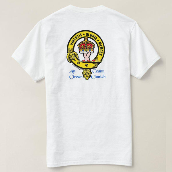 Robertson Scottish Clan Crest Full T-Shirt, Family Crest Shirt