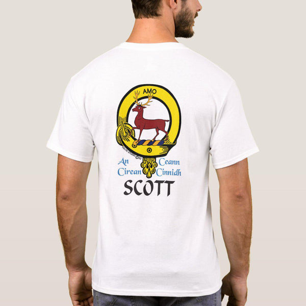 Scott Scottish Clan Crest Full T-Shirt, Family Crest Shirt