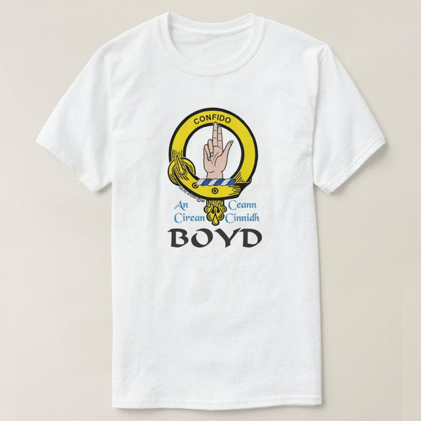 Boyd Scottish Clan Crest Full T-Shirt, Family Crest Shirt