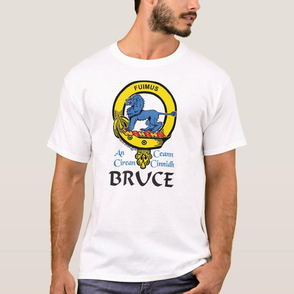 Bruce Scottish Clan Crest Full T-Shirt, Family Crest Shirt