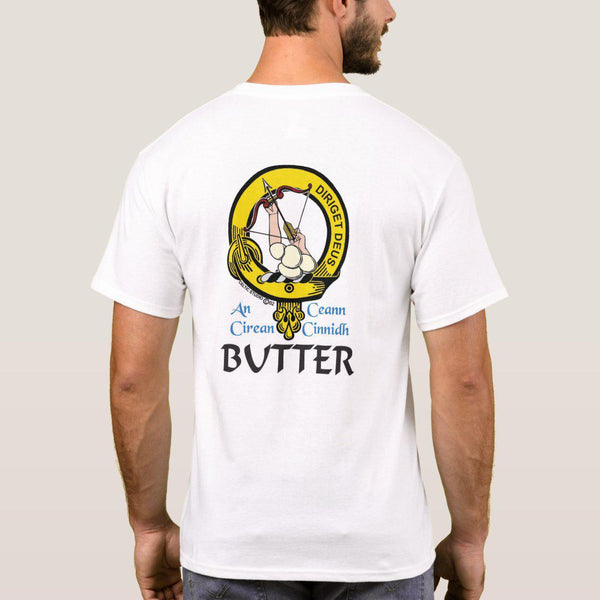Butter Scottish Clan Crest Full T-Shirt, Family Crest Shirt