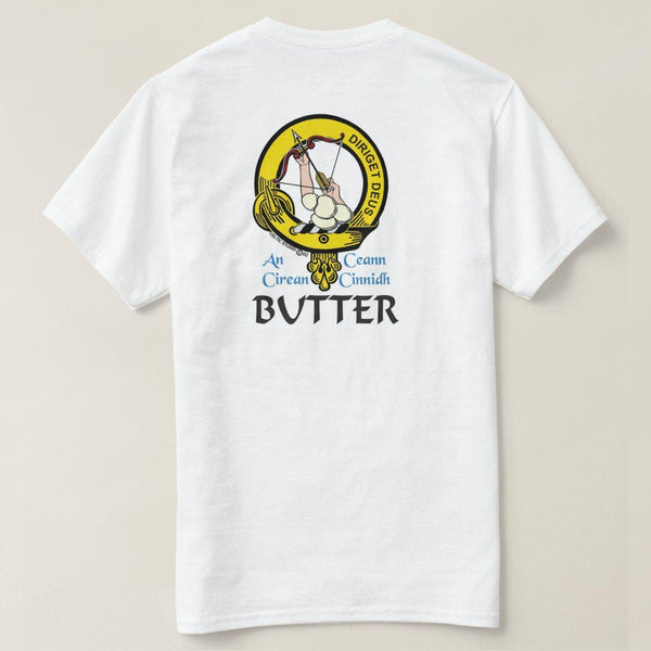 Butter Scottish Clan Crest Full T-Shirt, Family Crest Shirt