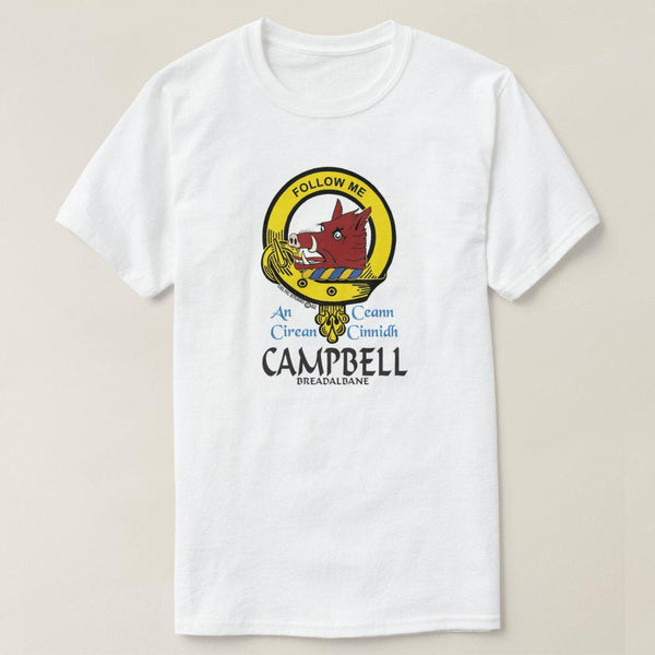 Campbell Breadalbane Scottish Clan Crest Full T-Shirt, Family Crest Shirt