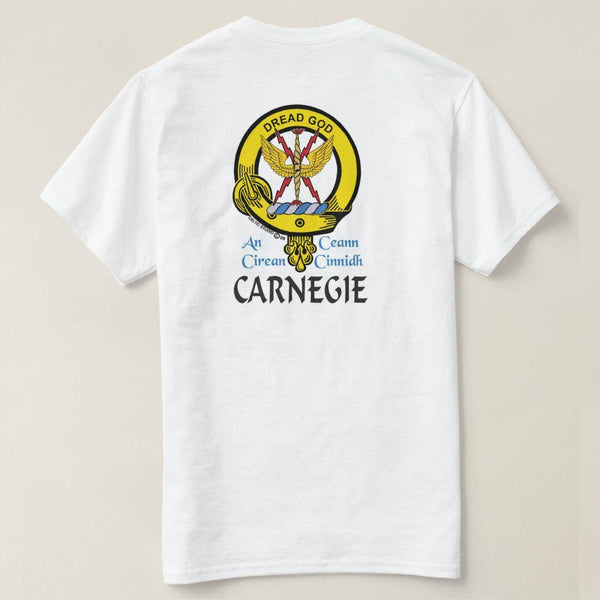 Carnegie Scottish Clan Crest Full T-Shirt, Family Crest Shirt