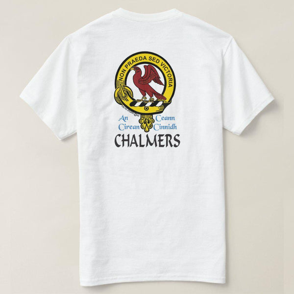 Chalmers Scottish Clan Crest Full T-Shirt, Family Crest Shirt