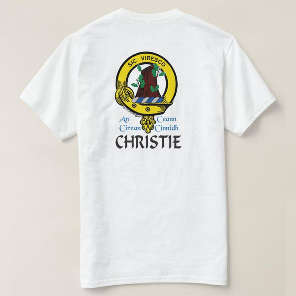 Christie Scottish Clan Crest Full T-Shirt, Family Crest Shirt