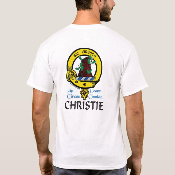 Christie Scottish Clan Crest Full T-Shirt, Family Crest Shirt