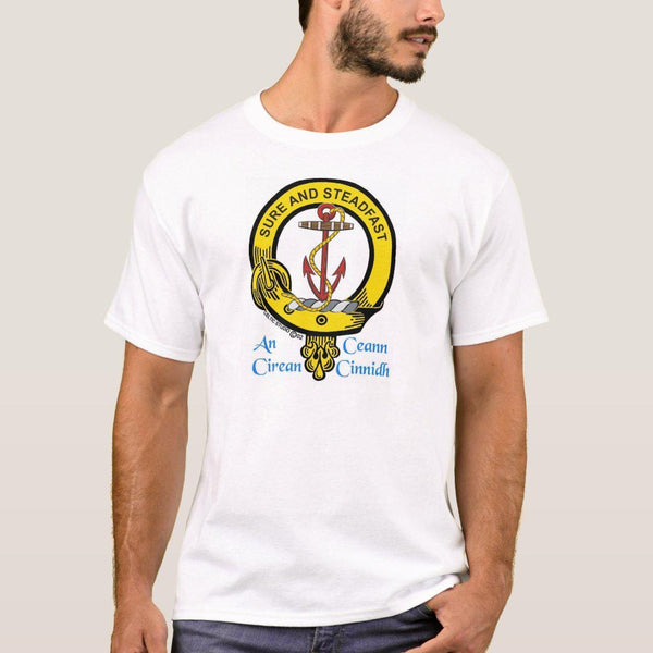 Clark Scottish Clan Crest Full T-Shirt, Family Crest Shirt