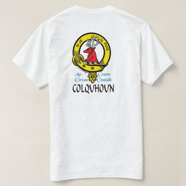 Colquhoun Scottish Clan Crest Full T-Shirt, Family Crest Shirt