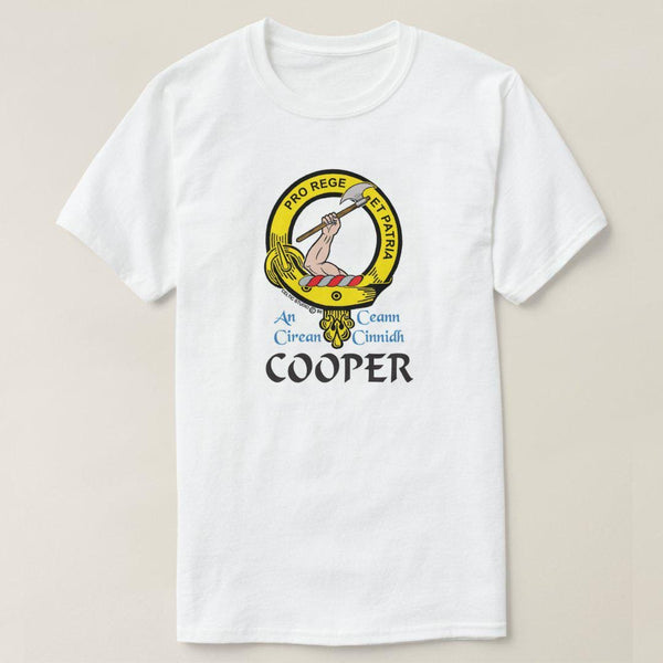 Cooper Scottish Clan Crest Full T-Shirt, Family Crest Shirt