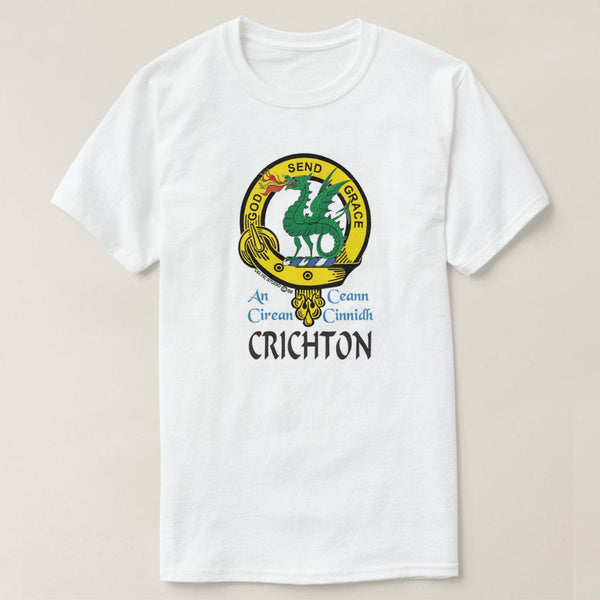Crichton Scottish Clan Crest Full T-Shirt, Family Crest Shirt