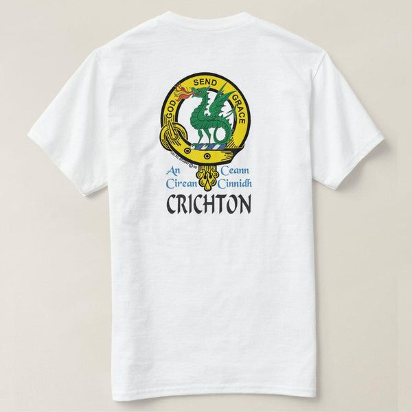 Crichton Scottish Clan Crest Full T-Shirt, Family Crest Shirt