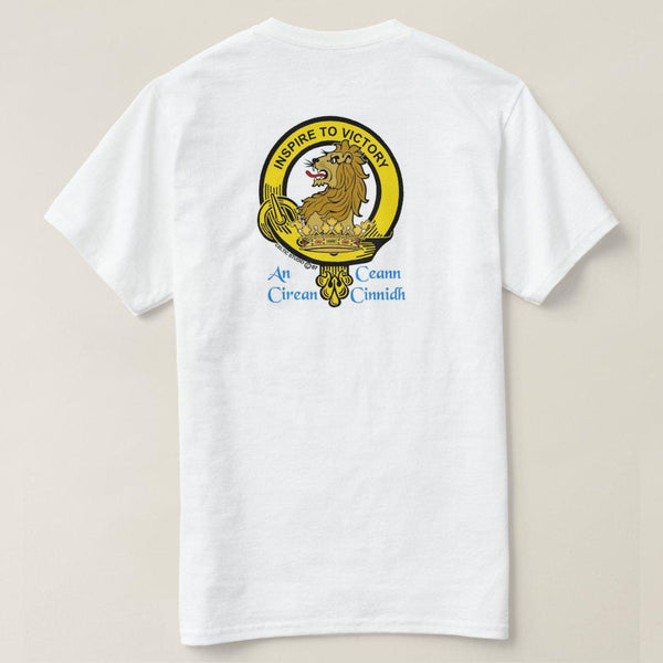Currie Scottish Clan Crest Full T-Shirt, Family Crest Shirt