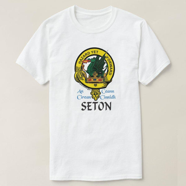 Seton Scottish Clan Crest Full T-Shirt, Family Crest Shirt