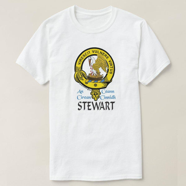 Stewart Scottish Clan Crest Full T-Shirt, Family Crest Shirt