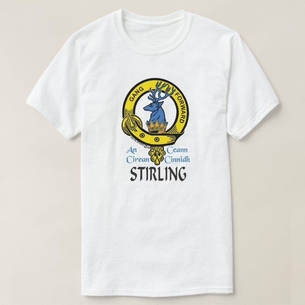 Stirling Scottish Clan Crest Full T-Shirt, Family Crest Shirt