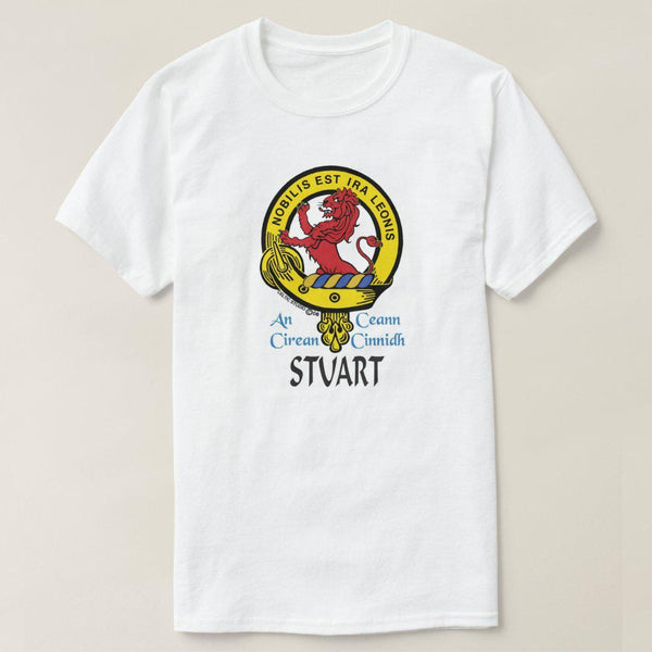 Stuart Scottish Clan Crest Full T-Shirt, Family Crest Shirt