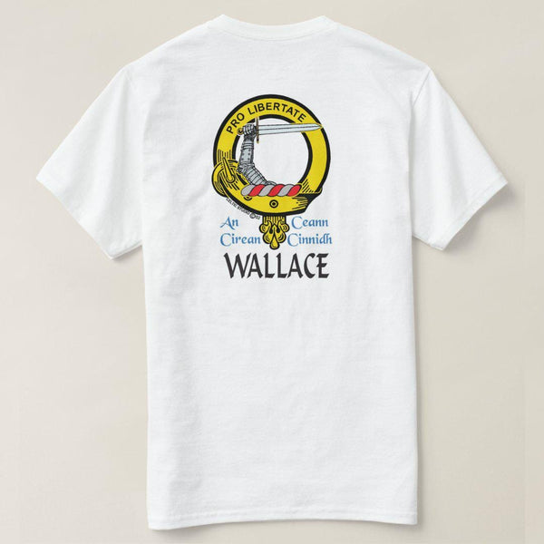Wallace Scottish Clan Crest Full T-Shirt, Family Crest Shirt