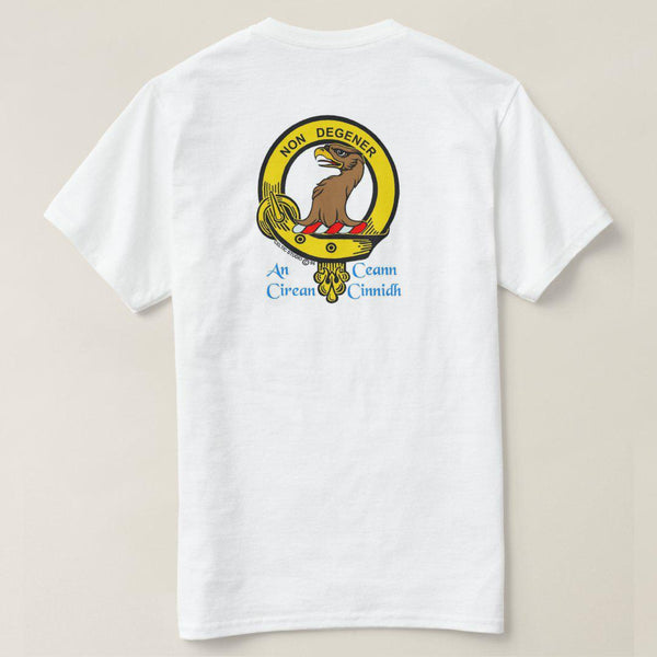 Wedderburn Scottish Clan Crest Full T-Shirt, Family Crest Shirt