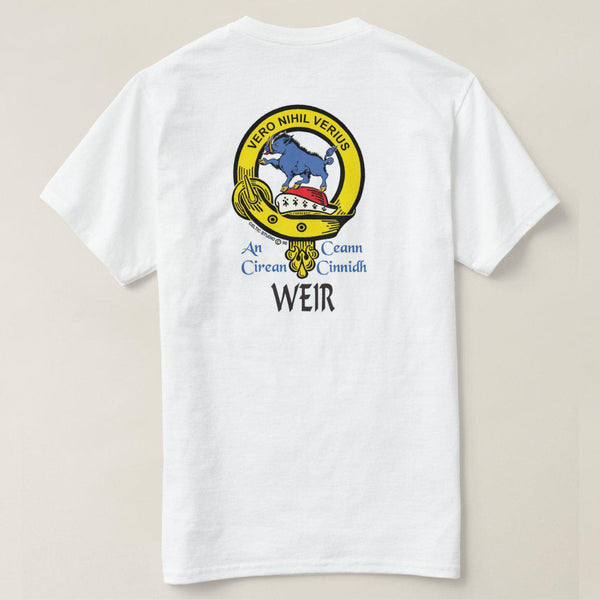 Weir Scottish Clan Crest Full T-Shirt, Family Crest Shirt