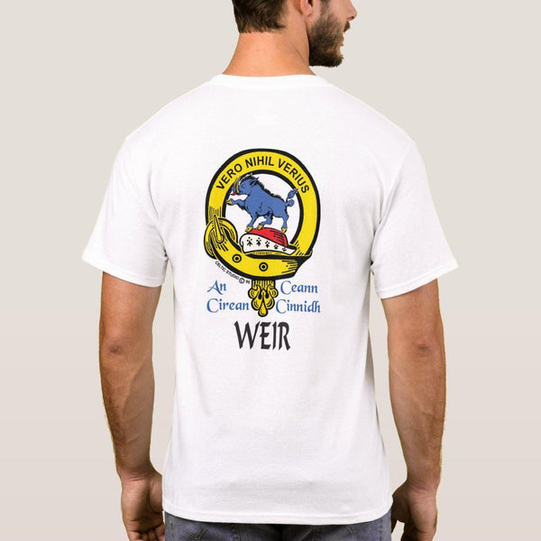 Weir Scottish Clan Crest Full T-Shirt, Family Crest Shirt