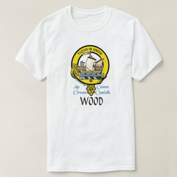 Wood Scottish Clan Crest Full T-Shirt, Family Crest Shirt