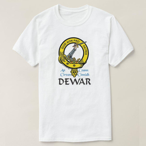 Dewar Scottish Clan Crest Full T-Shirt, Family Crest Shirt