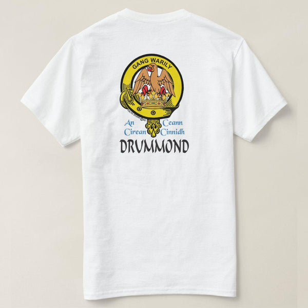 Drummond Scottish Clan Crest Full T-Shirt, Family Crest Shirt