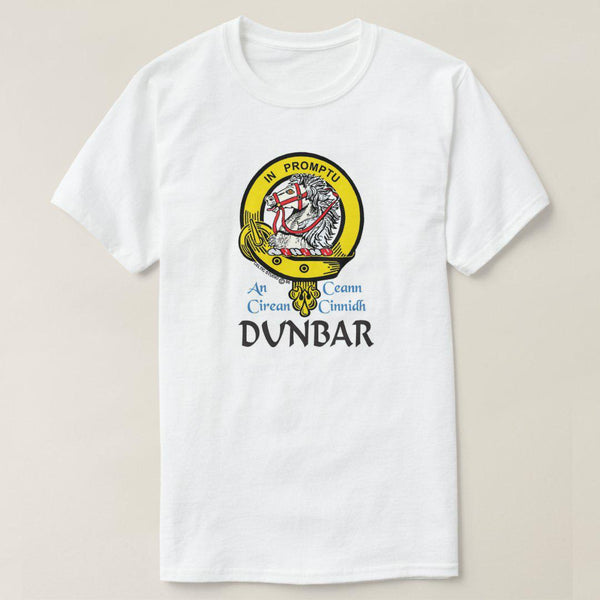 Dunbar Scottish Clan Crest Full T-Shirt, Family Crest Shirt