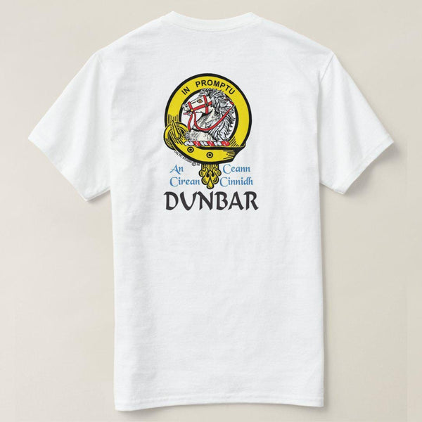 Dunbar Scottish Clan Crest Full T-Shirt, Family Crest Shirt