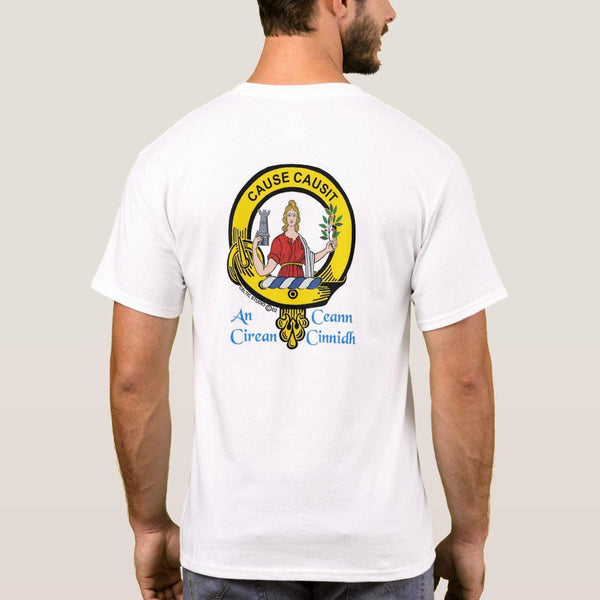 Elphinstone Scottish Clan Crest Full T-Shirt, Family Crest Shirt