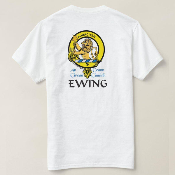 Ewing Scottish Clan Crest Full T-Shirt, Family Crest Shirt