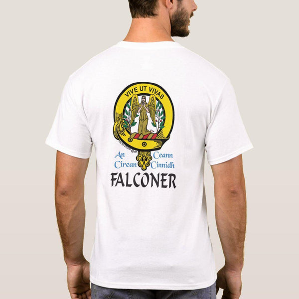 Falconer Scottish Clan Crest Full T-Shirt, Family Crest Shirt