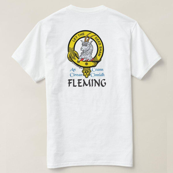 Fleming Scottish Clan Crest Full T-Shirt, Family Crest Shirt