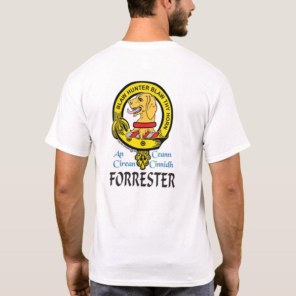 Forrester Scottish Clan Crest Full T-Shirt, Family Crest Shirt