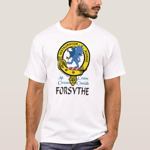 Forsythe Scottish Clan Crest Full T-Shirt, Family Crest Shirt