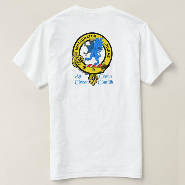 Forsythe Scottish Clan Crest Full T-Shirt, Family Crest Shirt