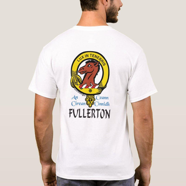 Fullerton Scottish Clan Crest Full T-Shirt, Family Crest Shirt