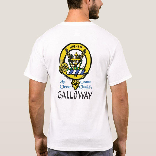 Galloway Scottish Clan Crest Full T-Shirt, Family Crest Shirt