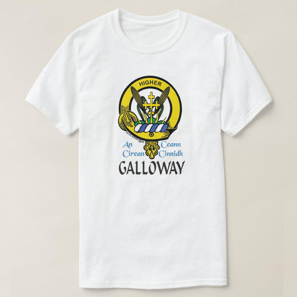 Galloway Scottish Clan Crest Full T-Shirt, Family Crest Shirt