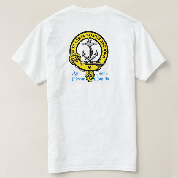 Gillespie Scottish Clan Crest Full T-Shirt, Family Crest Shirt