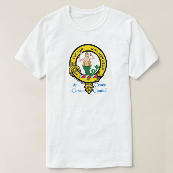 Glass Scottish Clan Crest Full T-Shirt, Family Crest Shirt