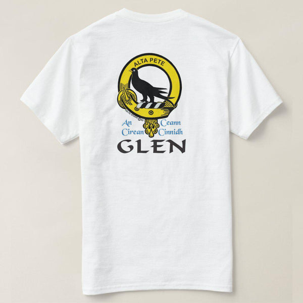 Glen Scottish Clan Crest Full T-Shirt, Family Crest Shirt