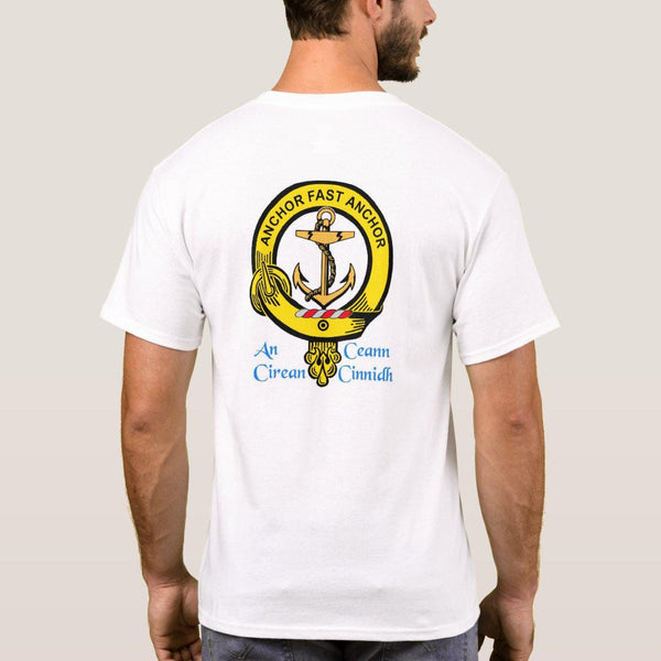 Gray Scottish Clan Crest Full T-Shirt, Family Crest Shirt